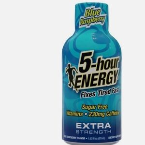 NEW 5-hour Energy Shot Extra Strengthl Blue Raspberry, Lot Of 16